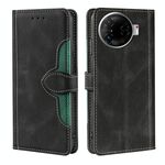 Per Tecno Camon 30 Pro 5G Custodia in pelle con fibbia magnetica Skin Feel (nero)