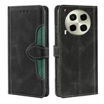 Per Tecno Camon 30 Custodia in pelle con fibbia magnetica Skin Feel (nero)