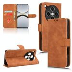 Per OPPO Find X8 Pro Custodia in pelle magnetica con chiusura magnetica (marrone)