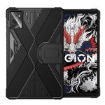 Per Lenovo Legion Y700 Gen3 2024 Custodia per tablet in TPU antiurto con texture spazzolata e supporto (nero)