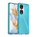 Custodia in TPU per telefono Honor 90 Candy Series (blu trasparente)