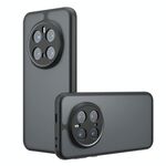 Custodia per telefono in TPU ibrida per PC con foro preciso per Honor Magic7 Pro Armor (nero satinato)