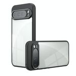 Per Google Pixel 9 Pro XL Armor Precise Hole PC Hybrid TPU Phone Case (trasparente)