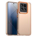 Per Xiaomi 14 Pro Candy PC Hybrid TPU Custodia antiurto per telefono (arancione)