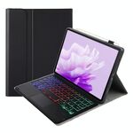 Per Honor Pad X9 / X8 Pro 11.5 AH15-AS Custodia per tablet in pelle con tastiera Bluetooth retroilluminata staccabile ultrasottile con touchpad (nero)
