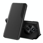 Per Xiaomi Redmi 14C Attraction Flip Holder Custodia in pelle per telefono (nero)