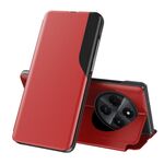 Per Xiaomi Redmi 14C Attraction Flip Holder Custodia in pelle per telefono (rosso)
