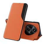 Per Xiaomi Redmi 14C Attraction Flip Holder Custodia in pelle per telefono (arancione)