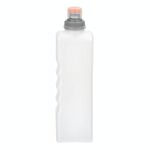 Borraccia sportiva da 330 ml, per mountain bike, fitness, grande capacità, curva (bianca)