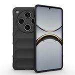 Per OPPO Find X8 Pro 5G Magic Shield TPU + Custodia in flanella per telefono (nero)