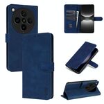 Per OPPO Find X8 Pro AZNS Custodia per telefono in pelle con texture di vitello e pelle di vitello (blu)