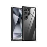 Per Samsung Galaxy S25 Ultra 5G Custodia antiurto trasparente in acrilico+TPU per telefono (nero)