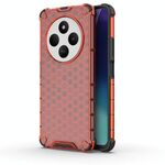 Per Redmi 14C 4G Custodia antiurto a nido d'ape per telefono (rosso)