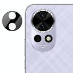 Per Huawei nova 12 / nova 13 imak Pellicola in vetro per obiettivo fotocamera posteriore Versione nera