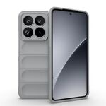 Per Xiaomi 15 Pro 5G Magic Shield TPU + Custodia in flanella per telefono (grigio)