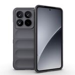 Per Xiaomi 15 Pro 5G Magic Shield TPU + Custodia in flanella per telefono (grigio scuro)