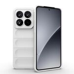Per Xiaomi 15 Pro 5G Magic Shield TPU + Custodia in flanella per telefono (bianco)