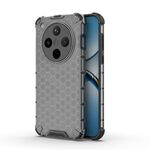 Per OPPO Find X8 5G Custodia antiurto a nido d'ape per telefono (nero)