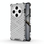 Per OPPO Find X8 Pro 5G Custodia antiurto a nido d'ape per telefono (bianca)