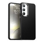 Per Samsung Galaxy S24 FE 5G Custodia per telefono IMD in fibra di carbonio (nero)