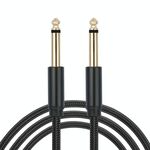 Cavo audio per chitarra elettrica TRS maschio-maschio da 6,35 mm 1/4, lunghezza: 3 m