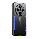 Per OPPO Find X8 Blade Series TPU Hybrid Metal Phone Case (Blu)