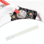 Strumento di riparazione dell'orologio con testina di ricambio per penna in fibra di vetro (1 pz)