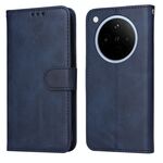 Per OPPO Find X8 Classic Custodia in pelle con texture di vitello (blu)