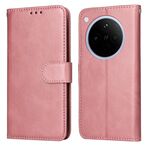 Per OPPO Find X8 Classic Custodia in pelle con texture di vitello (oro rosa)