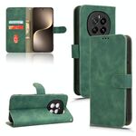 Custodia per telefono in pelle magnetica con chiusura magnetica For Honor Magic7 Skin Feel (verde)
