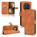 Custodia per telefono in pelle magnetica con chiusura magnetica per Honor Magic7 (marrone)