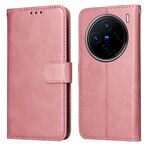 Per vivo X200 Classic Calf Texture Flip Custodia in pelle per telefono (oro rosa)