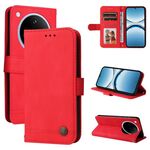 Per OPPO Find X8 Skin Feel Life Tree Custodia in pelle con bottoni in metallo (rosso)