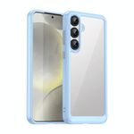 Per Samsung Galaxy S25+ 5G Custodia per telefono in TPU acrilico ibrido serie colorata (blu)