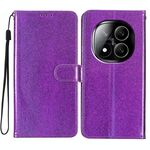 Per Redmi Note 14 Pro+ 5G Custodia in pelle con glitter (viola)