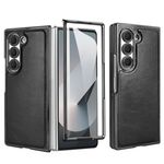 Per Samsung Galaxy Z Fold6 VIETAO Custodia per telefono PU MagSafe integrata (nero)