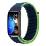 Per cinturino per orologio Huawei Band 8 16mm in nylon intrecciato (verde lime)