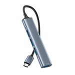 Yesido HB17 Adattatore HUB per docking station multifunzione USB-C / Type-C 4 in 1