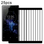 Per Sony Xperia XZ2 25pcs Pellicola in vetro temperato a schermo intero con bordo curvo 3D
