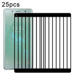 Per Sony Xperia XZ2 Compact 25pcs Pellicola in vetro temperato a schermo intero con bordo curvo 3D