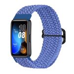 Per cinturino per orologio con fibbia intrecciata in nylon Huawei Band 8 (blu)