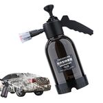 Flacone spray a pressione per spruzzatore di schiuma da 2 litri per impianti di lavaggio auto irrigazione fertilizzazione (nero)