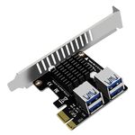 Estensione della scheda grafica della scheda di espansione USB 3.0 della porta PCIE a PCI-E4 (deflettore alto completo)