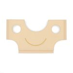 Portacarte adesivo multifunzionale per auto, colore: Smile Beige