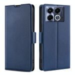 Per Infinix Note 40 5G Custodia in pelle con fibbia laterale ultra sottile e flip orizzontale (blu)