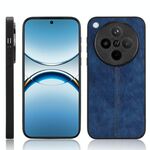 Per OPPO Find X8 Custodia per telefono con motivo a mucca e cuciture (blu)
