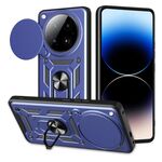 Per Infinix Zero 40 4G Custodia per fotocamera scorrevole TPU+PC (blu)