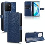 Per Honor X5b 4G / X5b Plus 4G Custodia in pelle con trama a nido d'ape (blu)