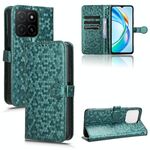 Per Honor X5b 4G / X5b Plus 4G Custodia in pelle con trama a nido d'ape (verde)