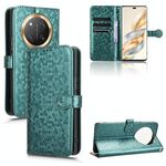 Per Honor X9c 5G / Magic7 Lite 5G Custodia in pelle con trama a nido d'ape (verde)